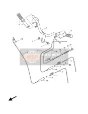 5NUF63510000, Trasmissione Freno, Yamaha, 0